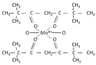 Bis(2,2,6,6-tetramethyl-3,5-heptanedionato)molybdenum(VI)dioxide, m.p. 129-131°C