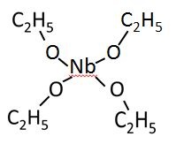 Tetraethoxyniobium, m.p. 6°C, b.p. 142°C/0.1 mbar