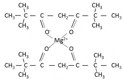 Bis(2,2,6,6-tetramethyl-3,5-heptanedionato)magnesium, anhydrous, m.p. 150°C